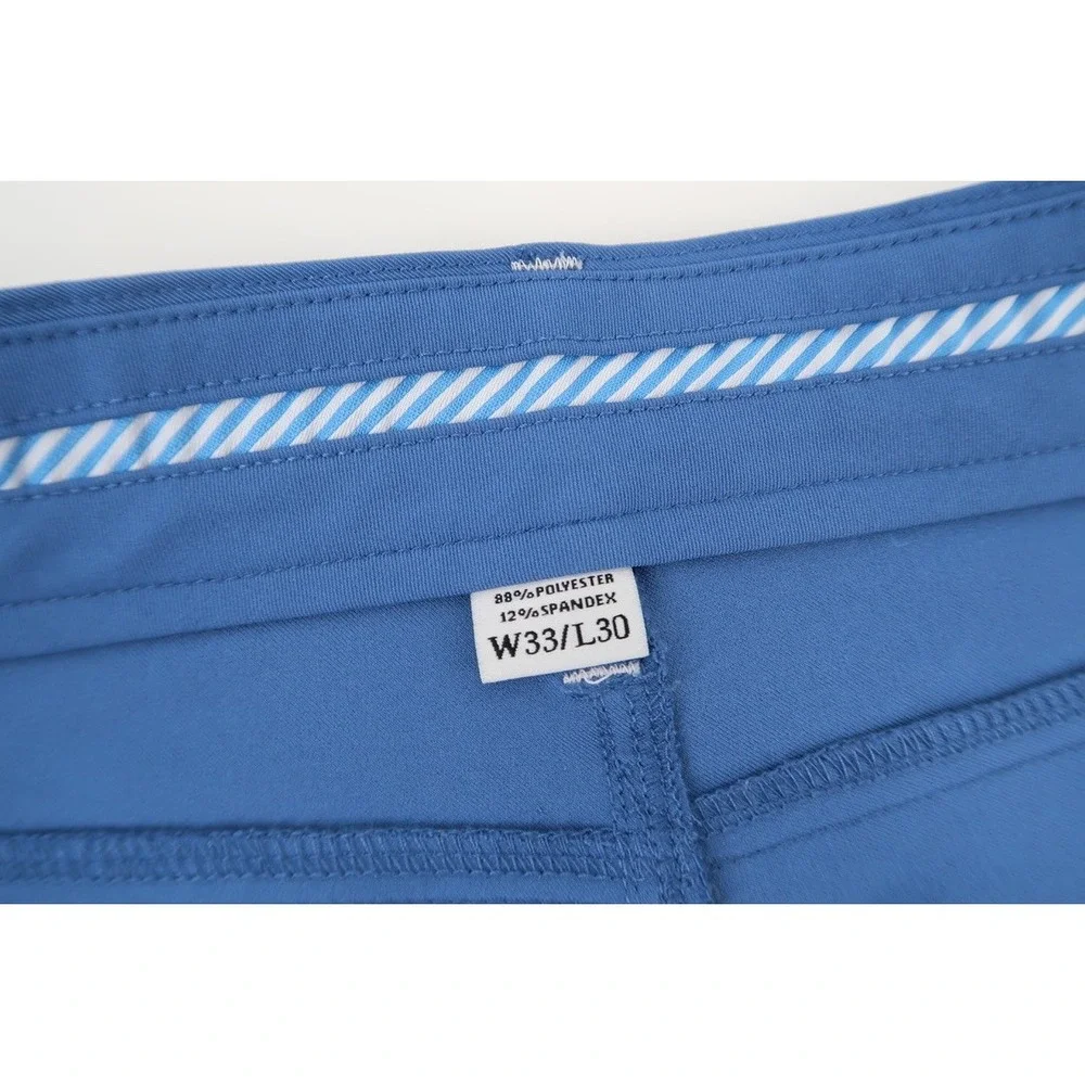 FootJoy Golf Pants Mens 33x30 Blue Athletic Fit 5-Pocket Performance Stretch